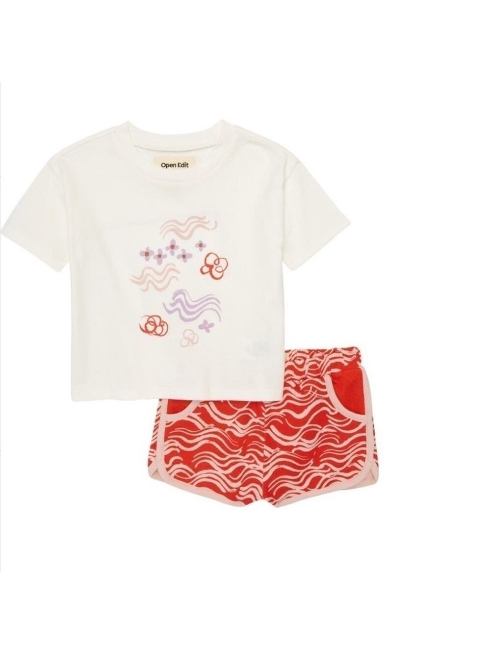 Graphic Tee & Shorts Set
